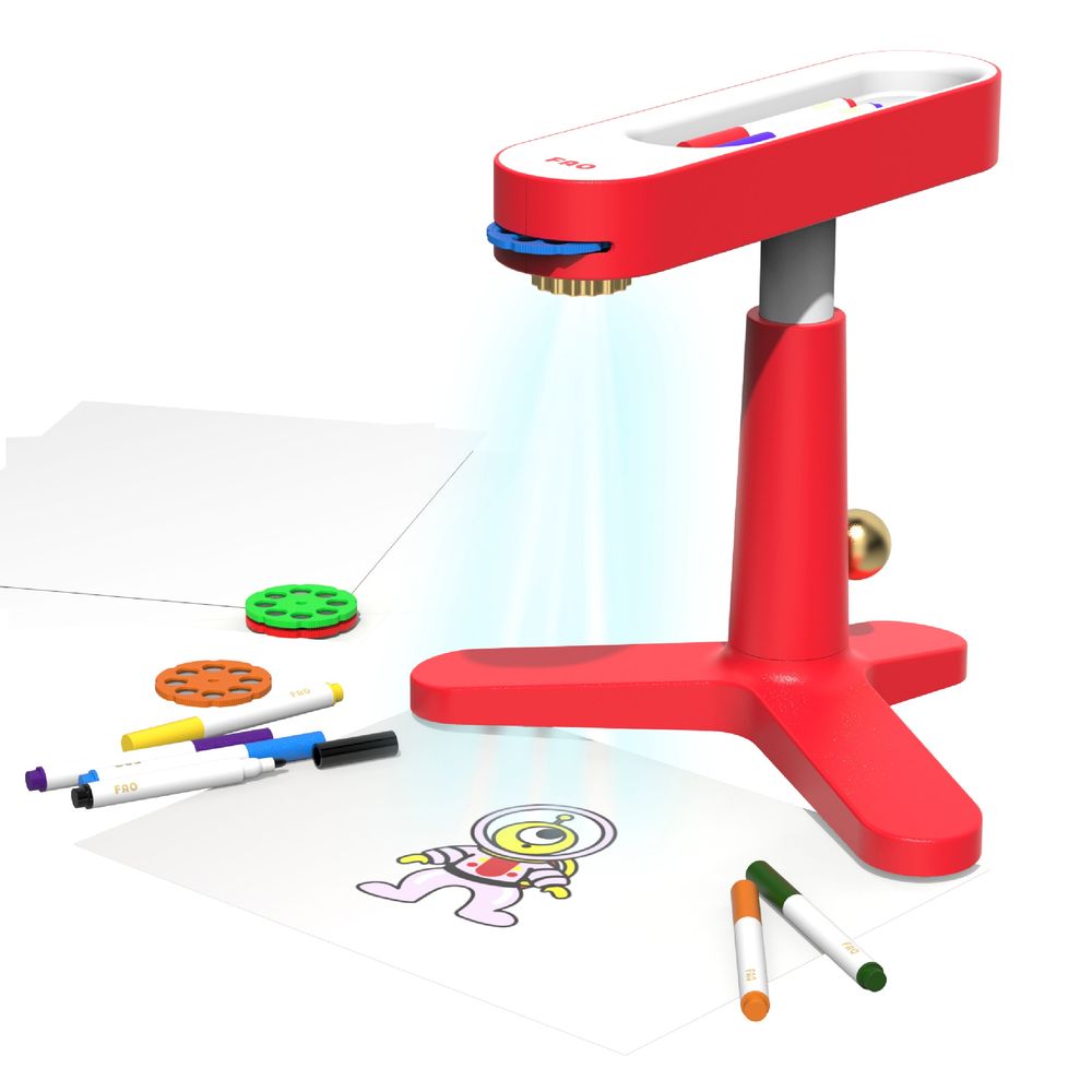 FAO Schwarz - Art Tracing Projector 34-Piece Set - Creativity