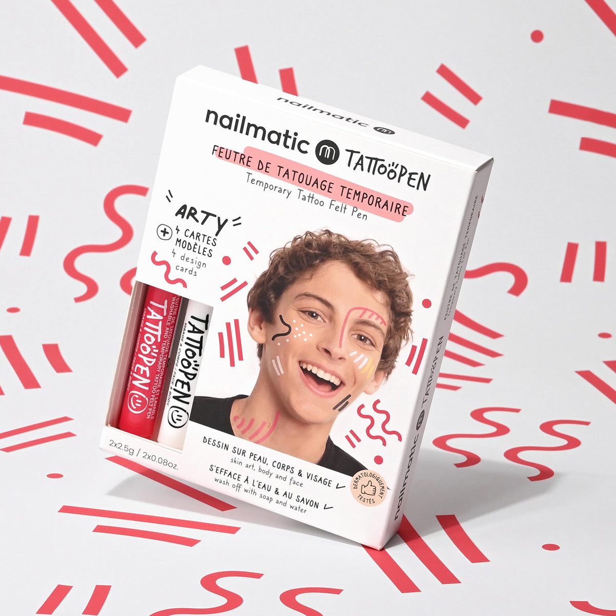 Nailmatic - Arty Tattoo Pen Set for Kids - Trend Accessories