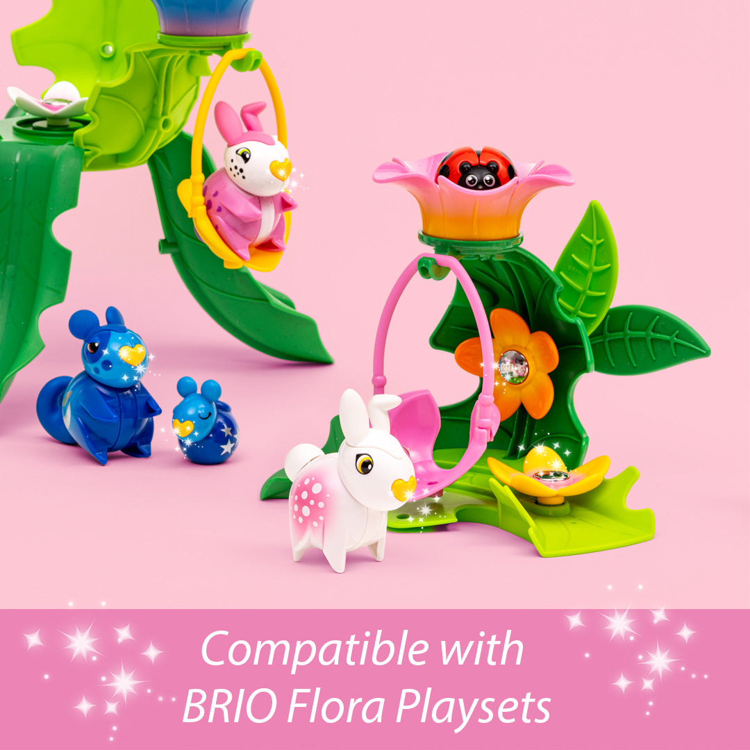 Brio - Azalea Flower Swing Flora Playset - Preschool