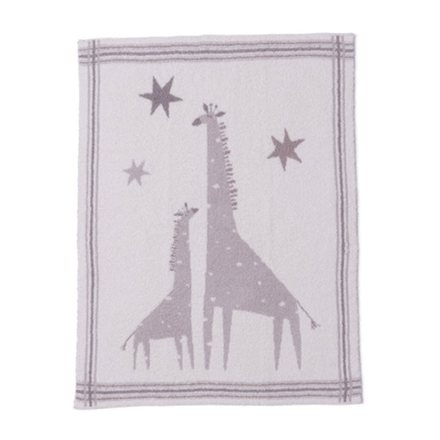 CozyChic Giraffe Stroller Blanket - Sandstone Multi