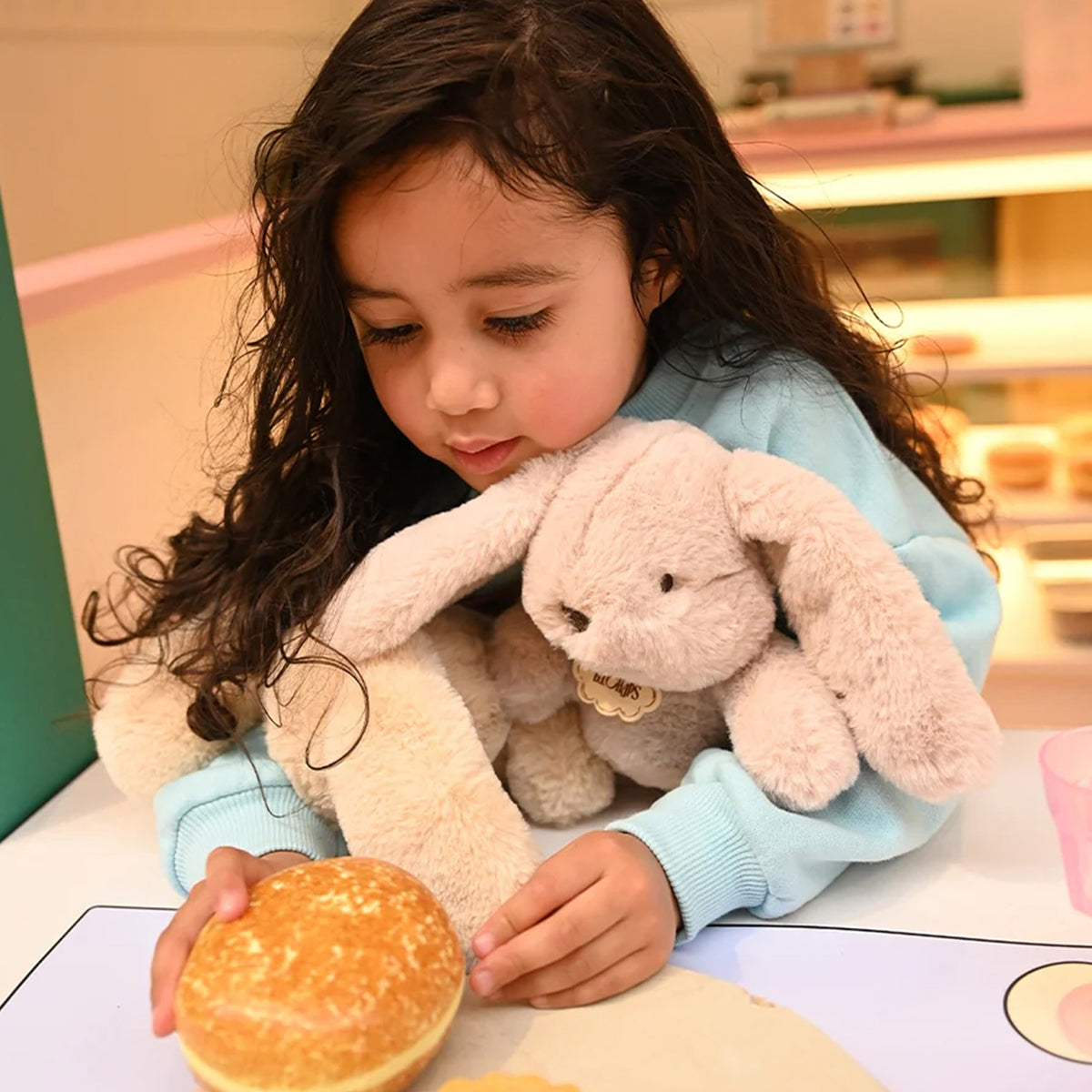 Bon Ton Toys - BT Chaps Bubbles Bunny ECO Pink Plush - 7" - Plush