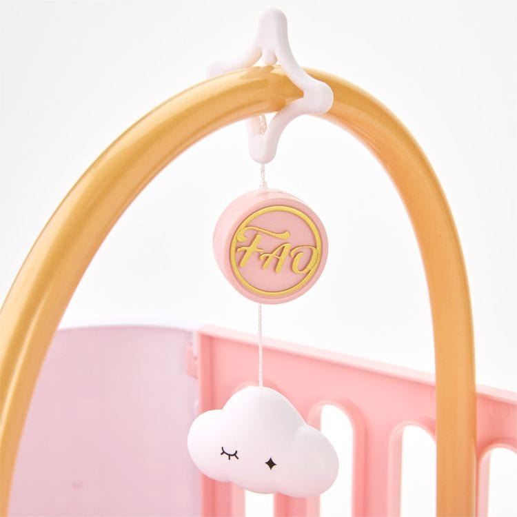 FAO Schwarz - Baby Doll Crib & Play Mat - Dolls
