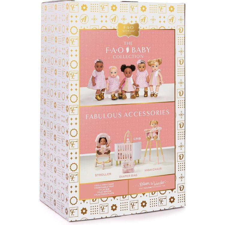 FAO Schwarz - Baby Doll High Chair - Dolls