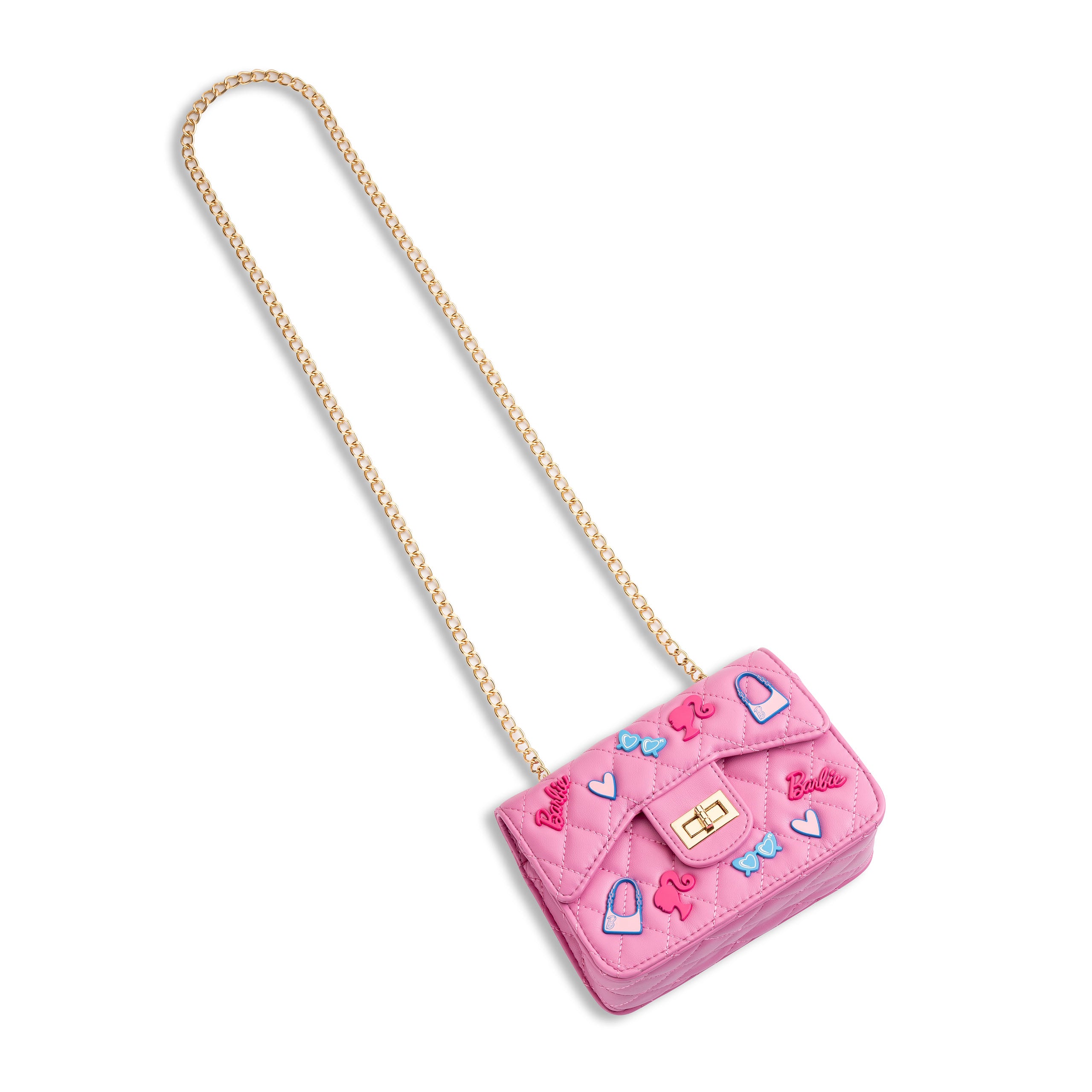 Barbie - Barbie Classic Quilted Kids Handbag with Charms - World of Barbie