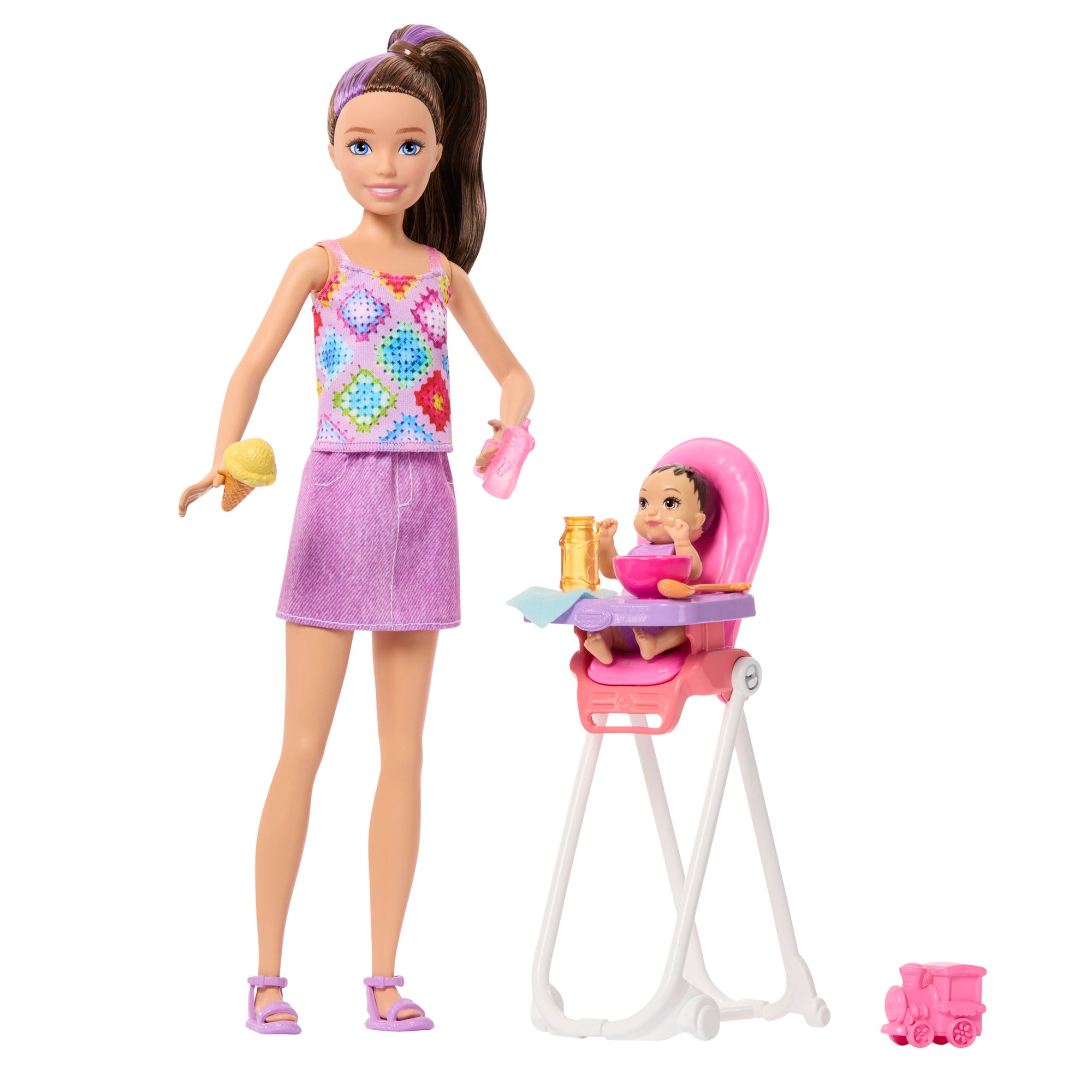 Barbie - Barbie Skipper Babysitters Inc. Meal Time Playset - World of Barbie