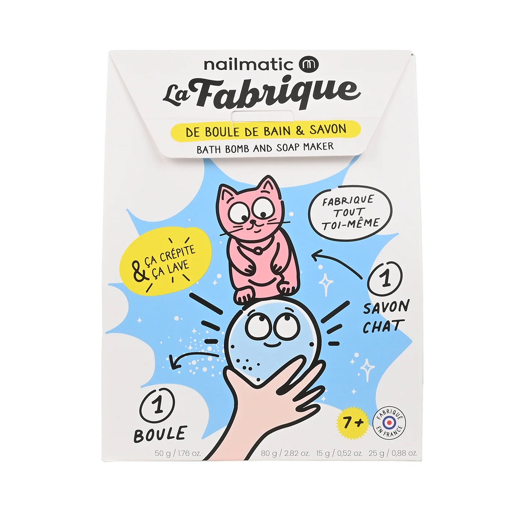 Nailmatic - Bath Bomb & Soap Making Kit for Kids - Crackling - Trend Accessories