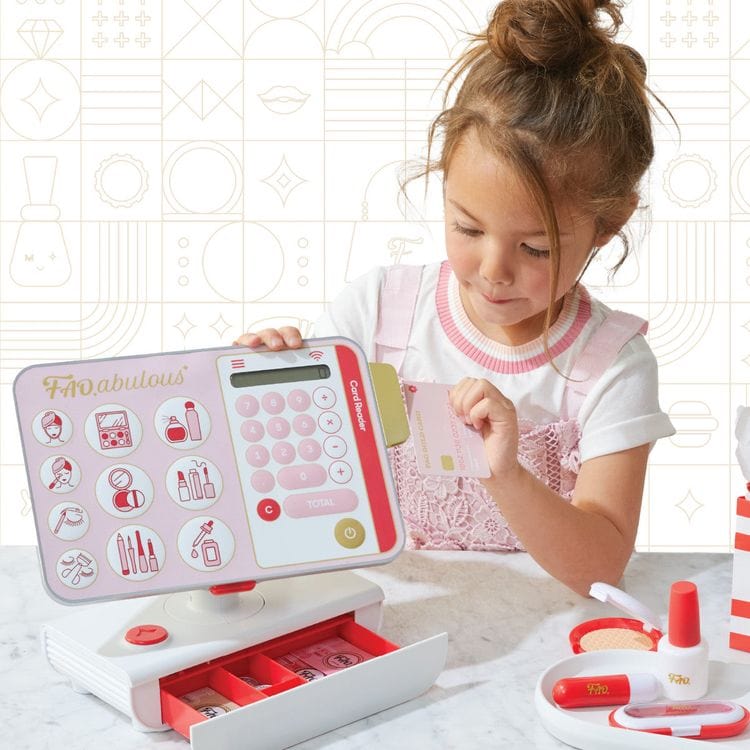 FAO Schwarz - Beauty Boutique Pretend Makeup Shop Register - Fashion Activity and Roleplay
