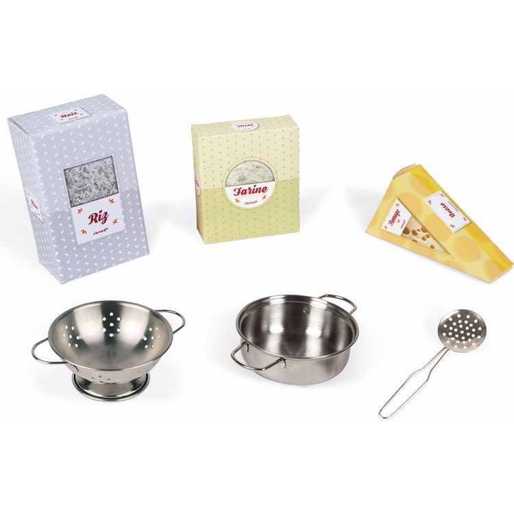 Janod - Big Wooden Mosaic Kitchen - Preschool