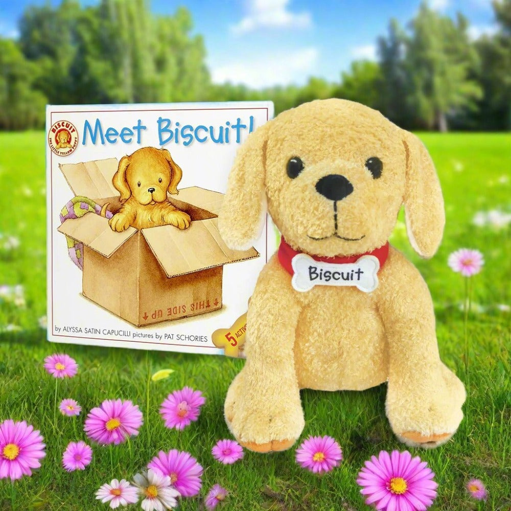 MerryMakers - Biscuit the Little Yellow Puppy Plush - Plush