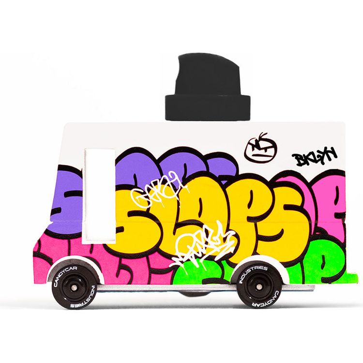 Candylab - Black Graffiti Van Toy Car - Vehicles