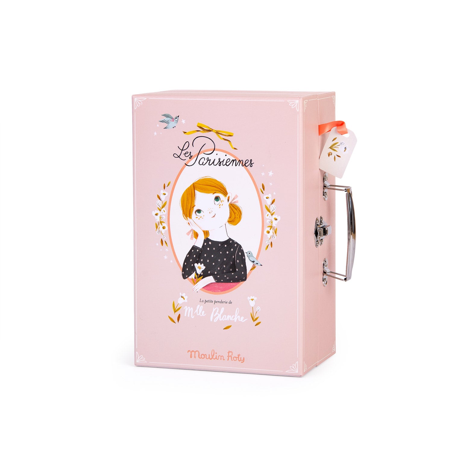 Moulin Roty - Blanche’s Doll with Suitcase Wardrobe - Dolls