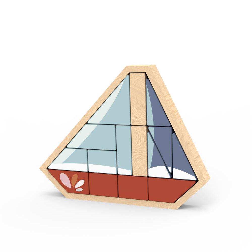 Speedy Monkey - Boat Block Puzzle - Puzzles