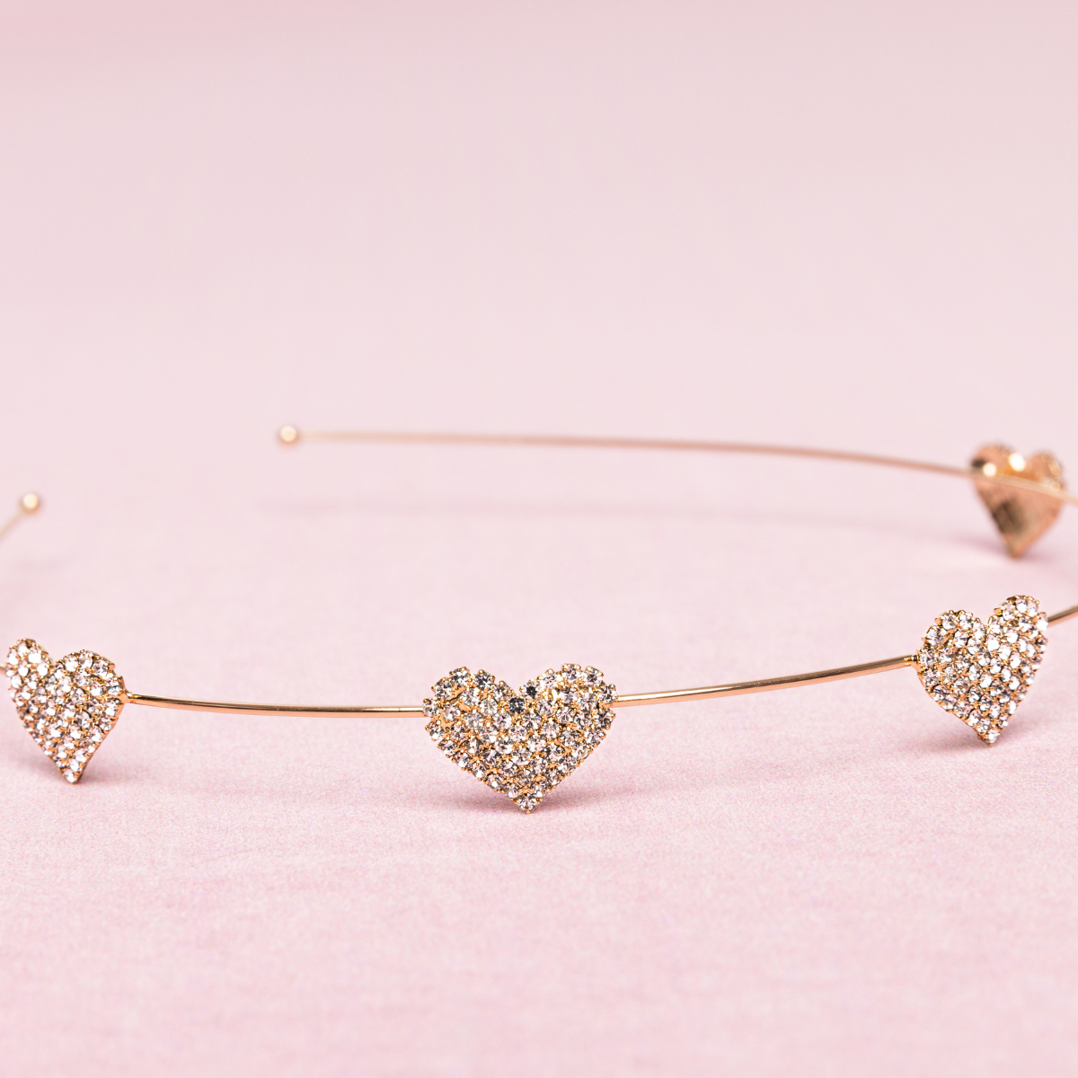 Great Pretenders - Boutique Rhinestone Heart Headband - Dress up