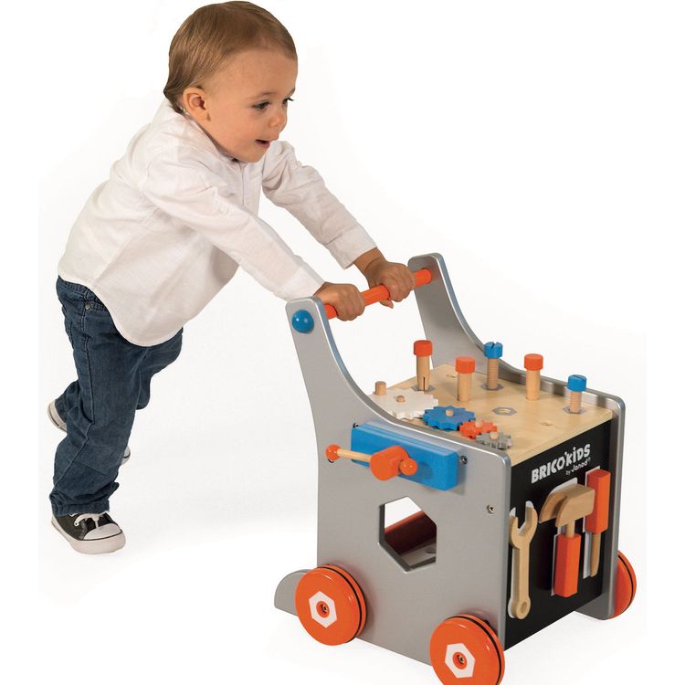 Janod - Brico'Kids Magnetic DIY Trolley - Preschool