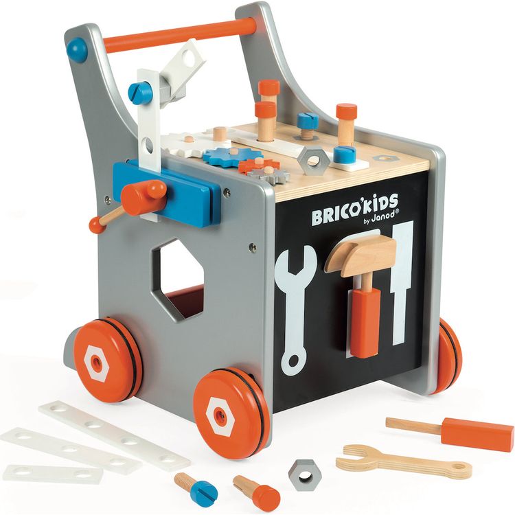 Janod - Brico'Kids Magnetic DIY Trolley - Preschool