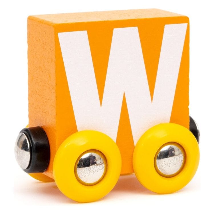 Brio - Brio Alphabet Letter Train - "W" - Brio Personalization Station