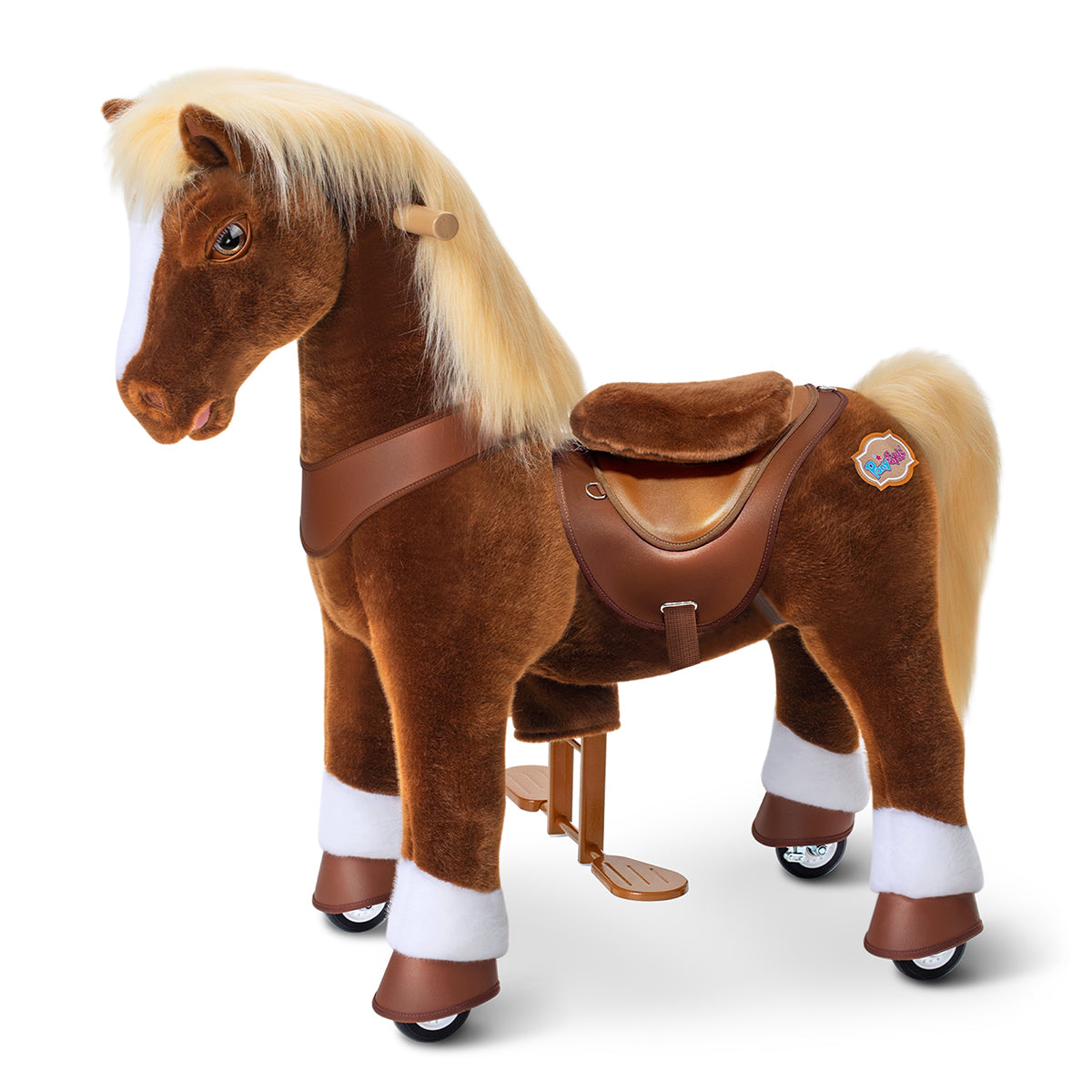 PonyCycle, Inc. - Brown Horse Model Y Ride on Toy - 4-7 Years - Outdoor