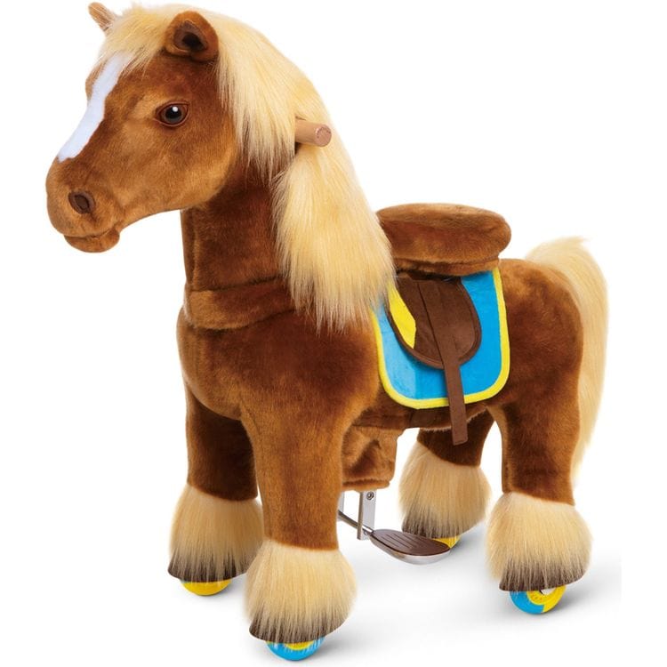 PonyCycle, Inc. - Brown Model X Ride-On Horse - 3-4 Years - Preschool