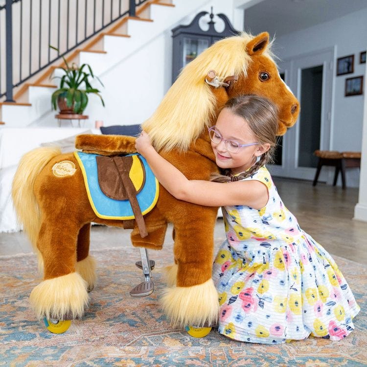 PonyCycle, Inc. - Brown Model X Ride-On Horse - 3-4 Years - Preschool