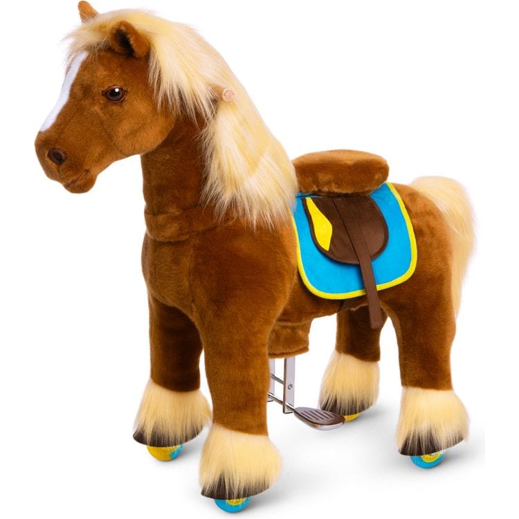 PonyCycle, Inc. - Brown Model X Ride-On Horse - 4-7 Years - Outdoor