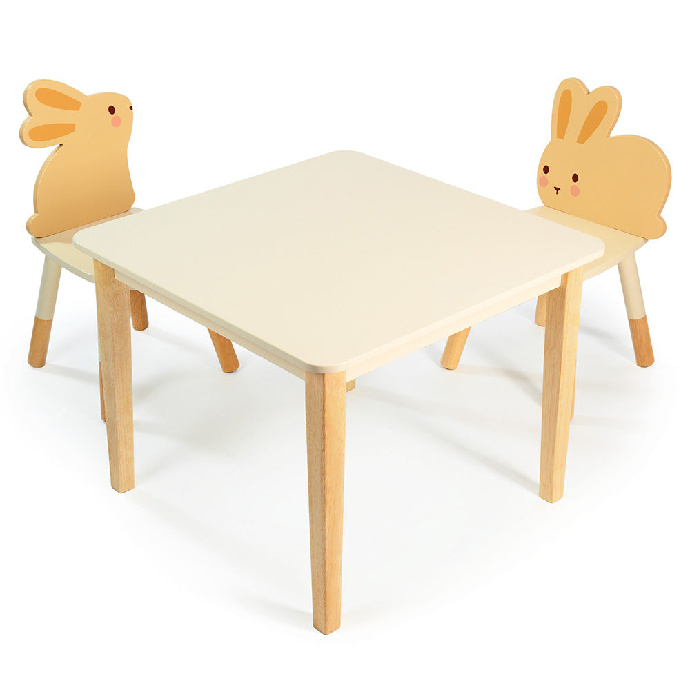 Mentari - Bunny Table and Chair Set - Room Decor