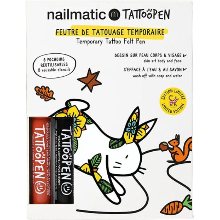 Nailmatic - Bunny Tattoo Pen Set for Kids - Trend Accessories