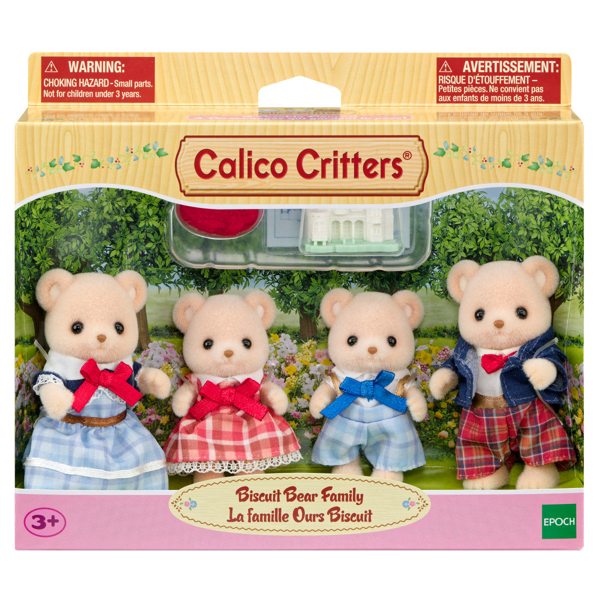 Calico Critters - Calico Critters Biscuit Bear Family Collectible Doll Figures - Collectibles