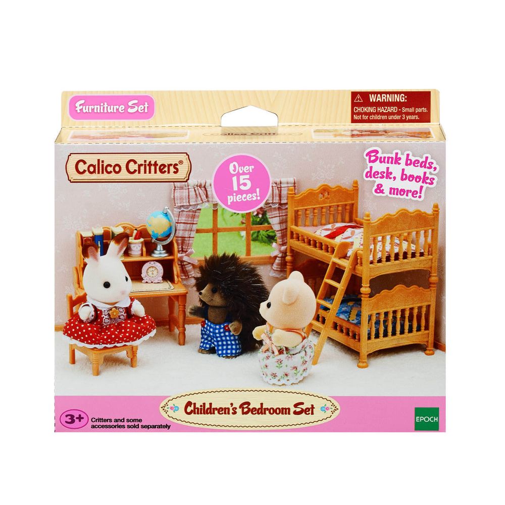 Calico Critters - Calico Critters Children's Bedroom Set, Dollhouse Furniture and Accessories - Collectibles