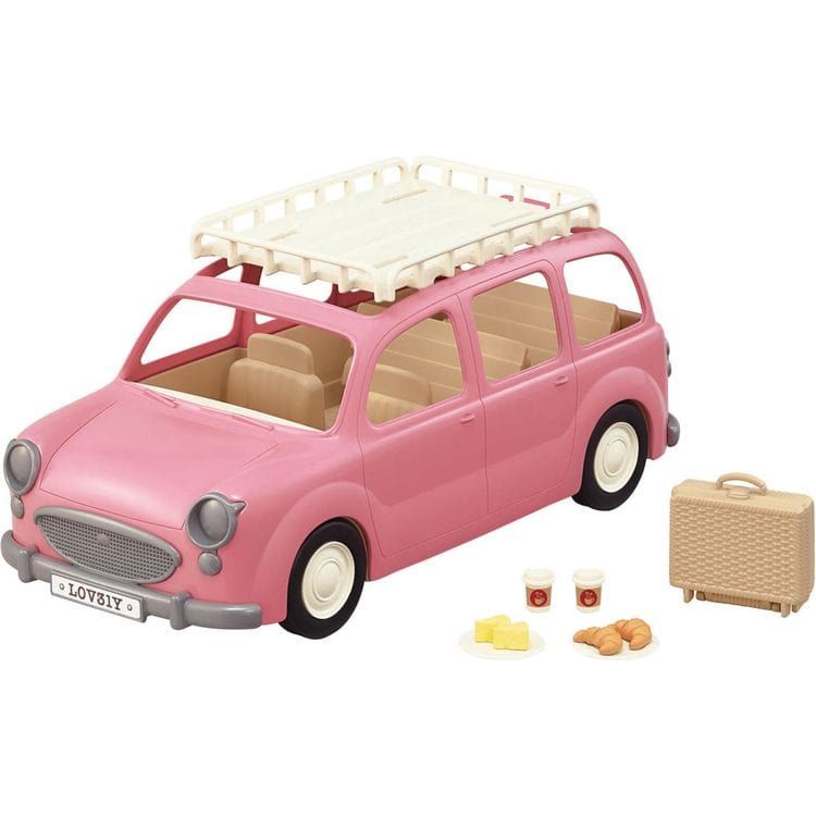 Calico Critters - Calico Critters Family Picnic Van, Toy Vehicle for Dolls with Picnic Accessories - Collectibles