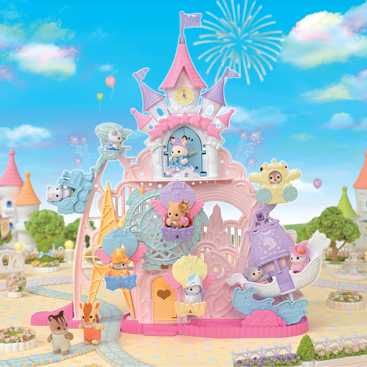 Calico Critters - Calico Critters Home New Baby Dream Amusement Park Playset - Collectibles