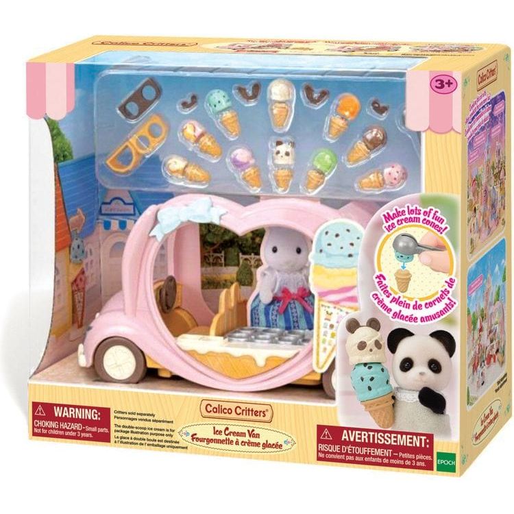 Calico Critters - Calico Critters Ice Cream Van, Toy Vehicle for Dolls - Collectibles