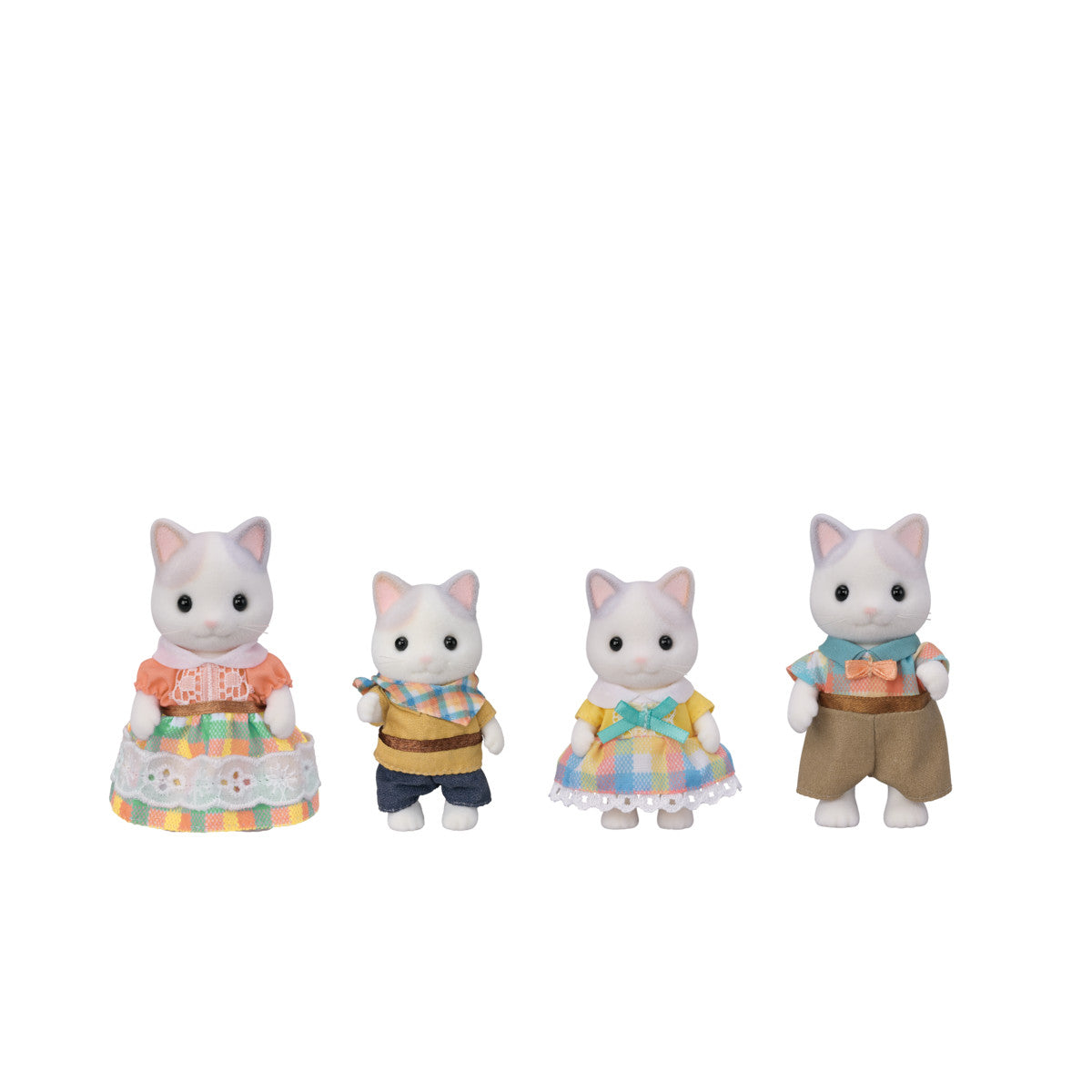 Calico Critters - Calico Critters Latte Cat Family Collectible Doll Figures - Collectibles