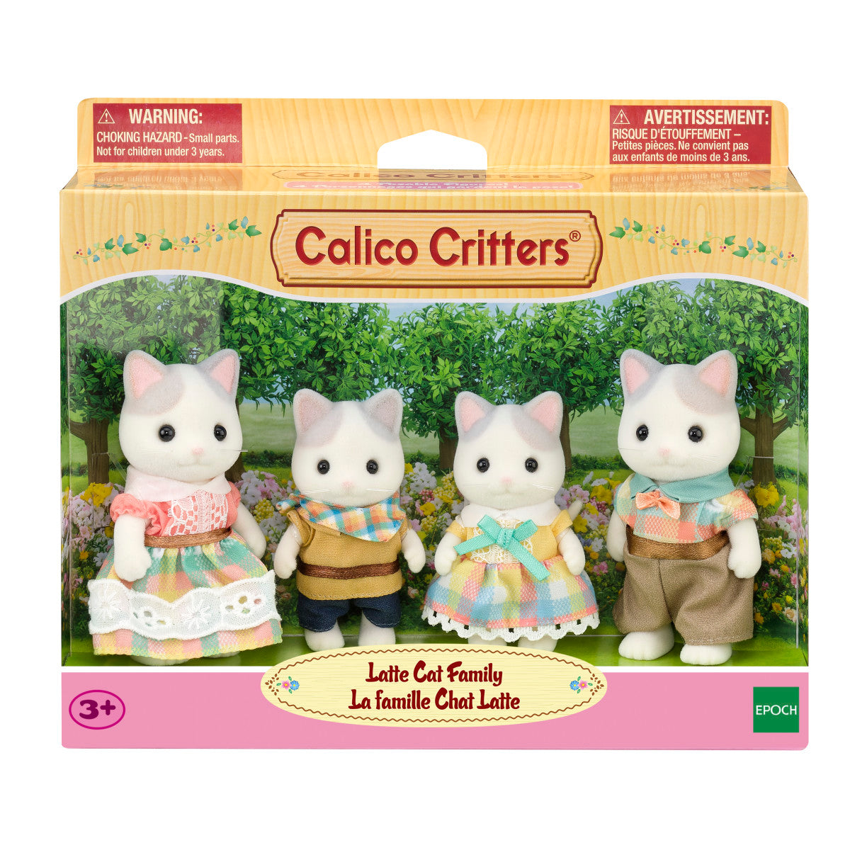 Calico Critters - Calico Critters Latte Cat Family Collectible Doll Figures - Collectibles