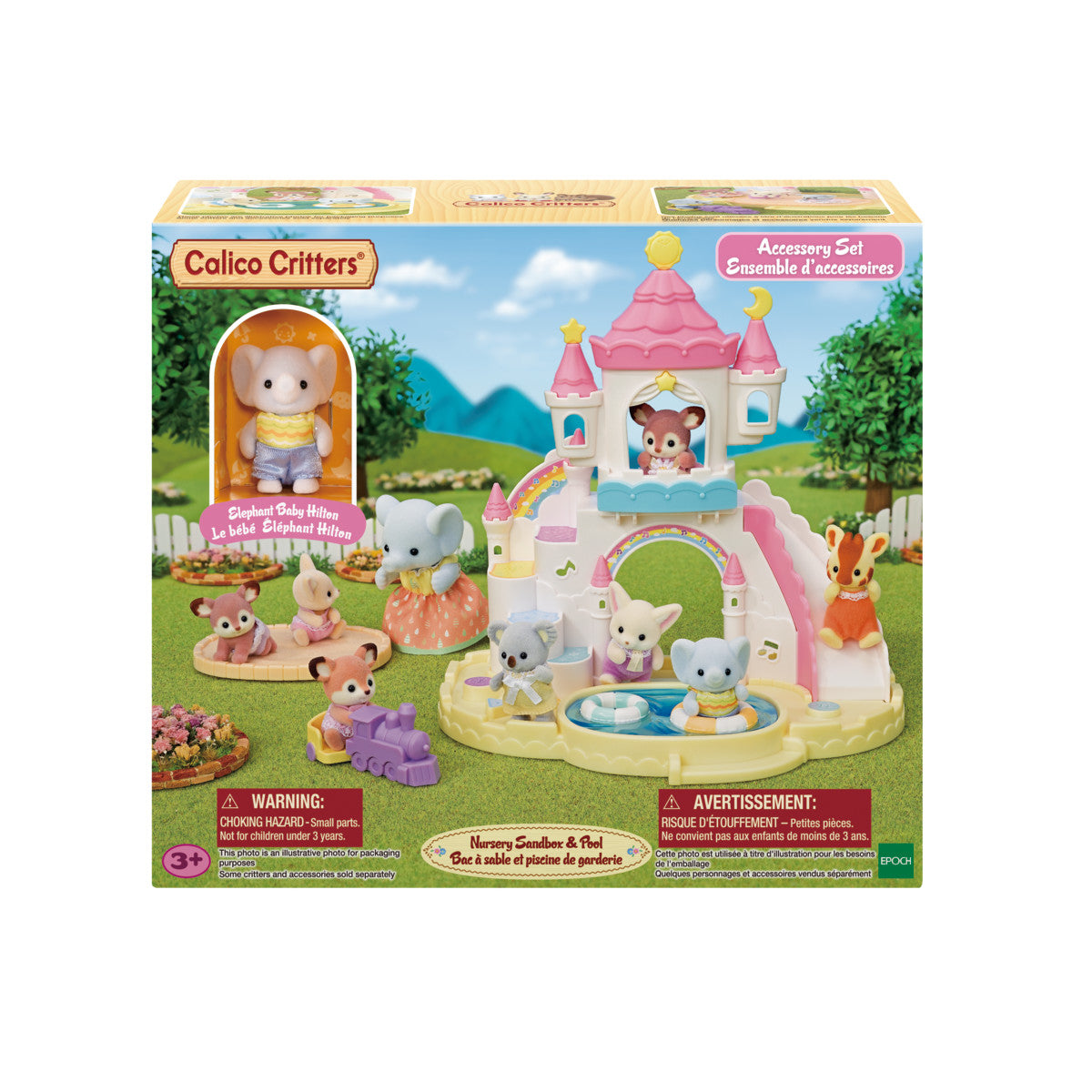 Calico Critters - Calico Critters Nursery Sandbox & Pool Playset - Collectibles