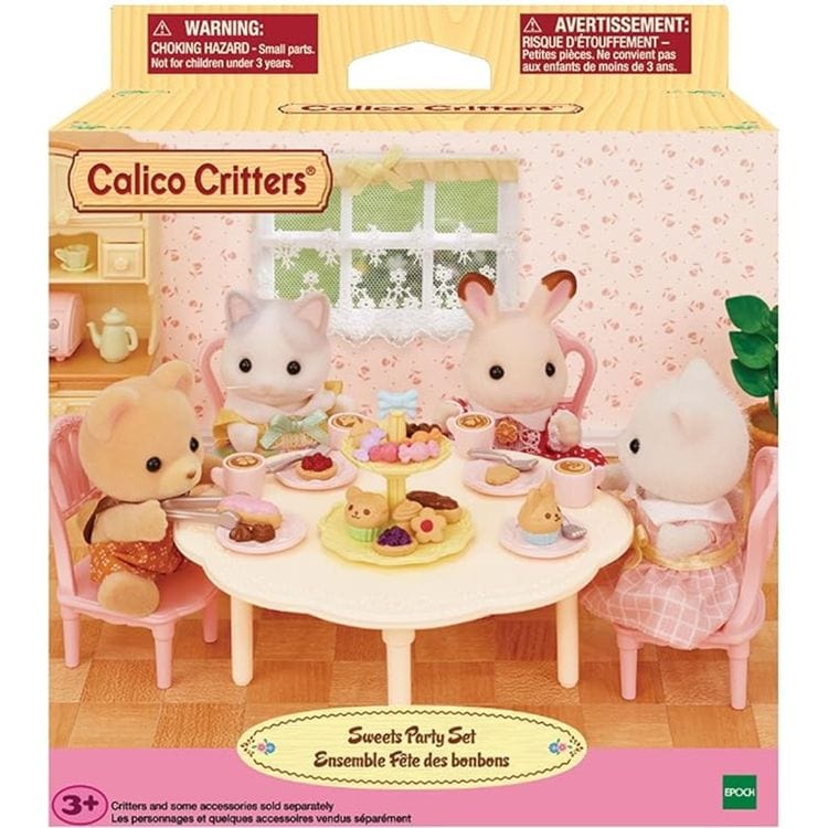 Calico Critters - Calico Critters Sweets Tea Party Set - Collectibles