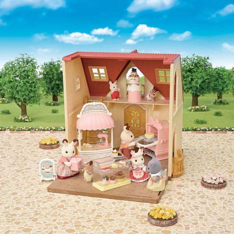 Calico Critters - Calico Critters Village Cake Shop Starter Playset - Collectibles