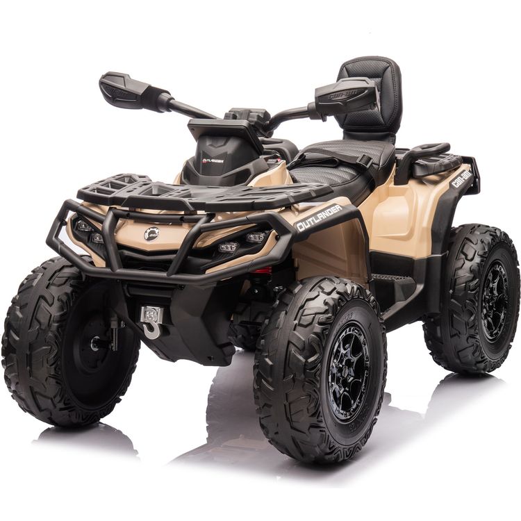 Freddo - Can Am Outlander 24V 4x4 2-Seater Ride on Car - Khaki - Outdoor