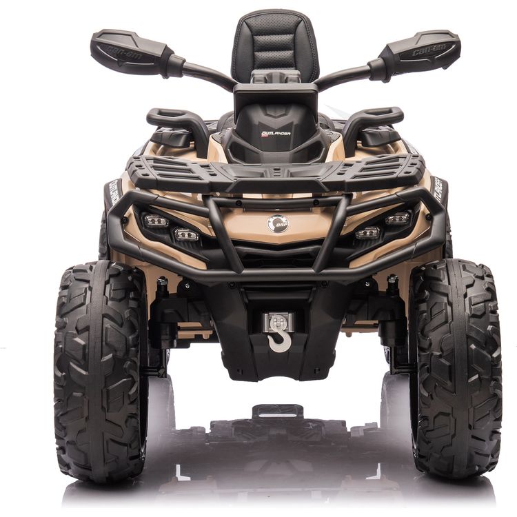 Freddo - Can Am Outlander 24V 4x4 2-Seater Ride on Car - Khaki - Outdoor