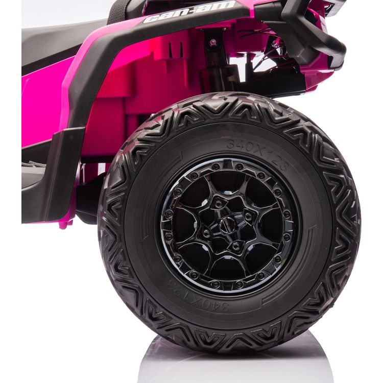 Freddo - Can Am Outlander 24V 4x4 2-Seater Ride on Car - Pink - Outdoor