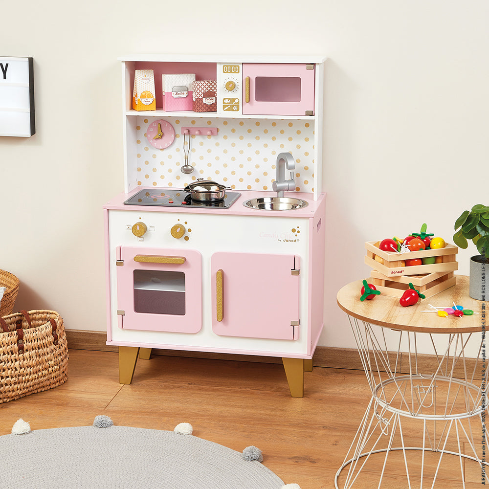 Janod - Candy Chic Big Cooker Kitchen - Preschool