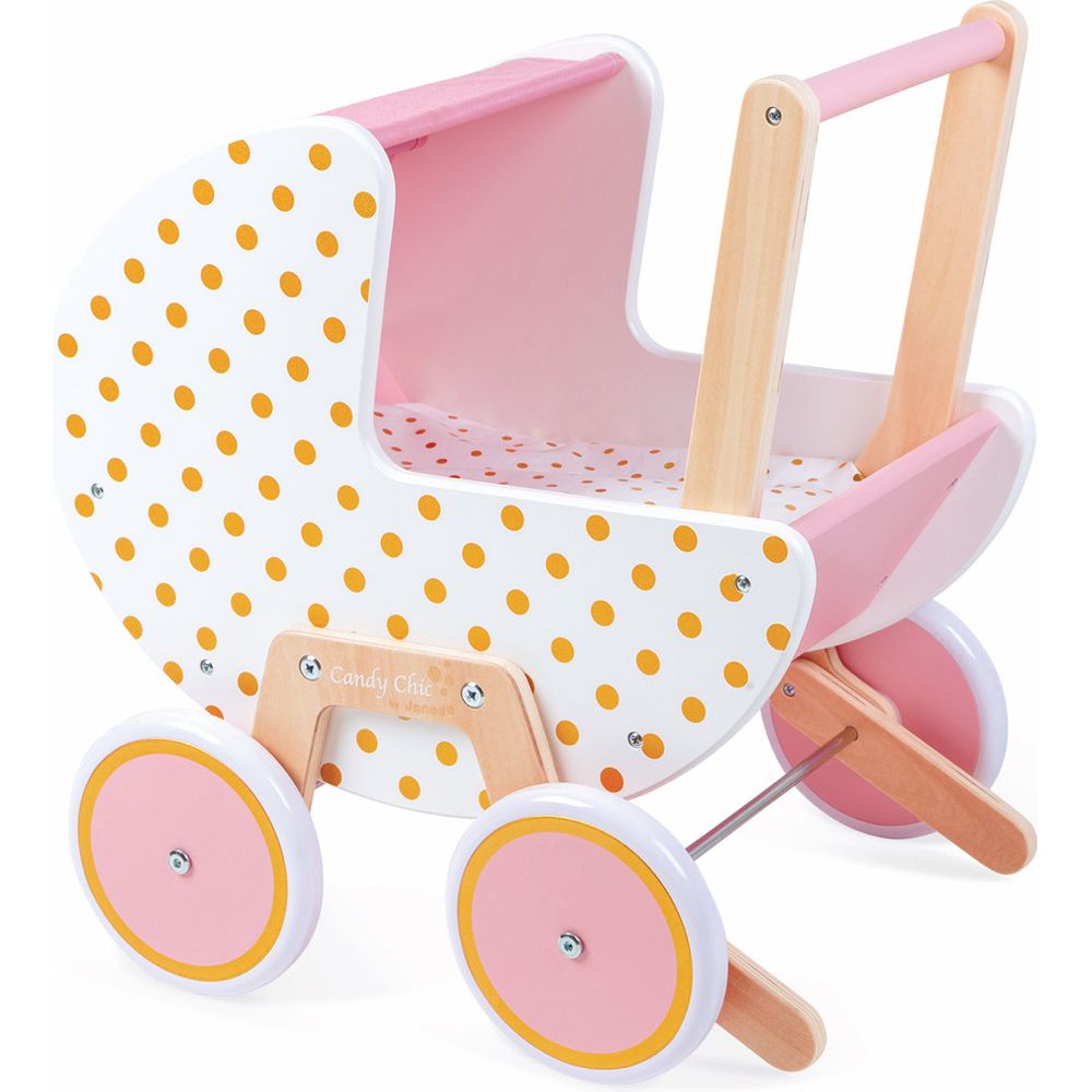 Janod - Candy Chic Doll Stroller - Dolls