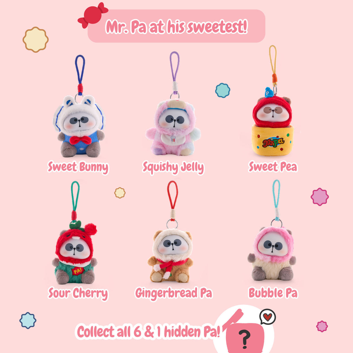 Battat Blind Boxes - Candy Series Panda Plush Blind Box - Collectibles