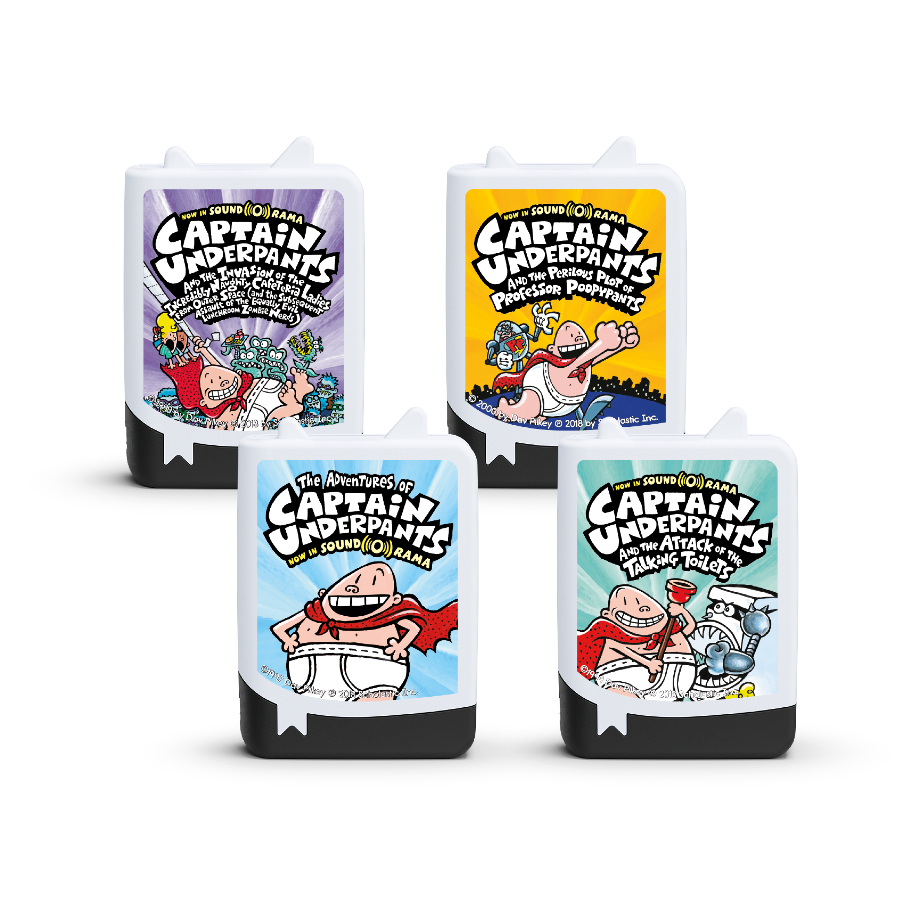 Tonies - Captain Underpants Audiobook Tonies - 4 Pack - Electronics