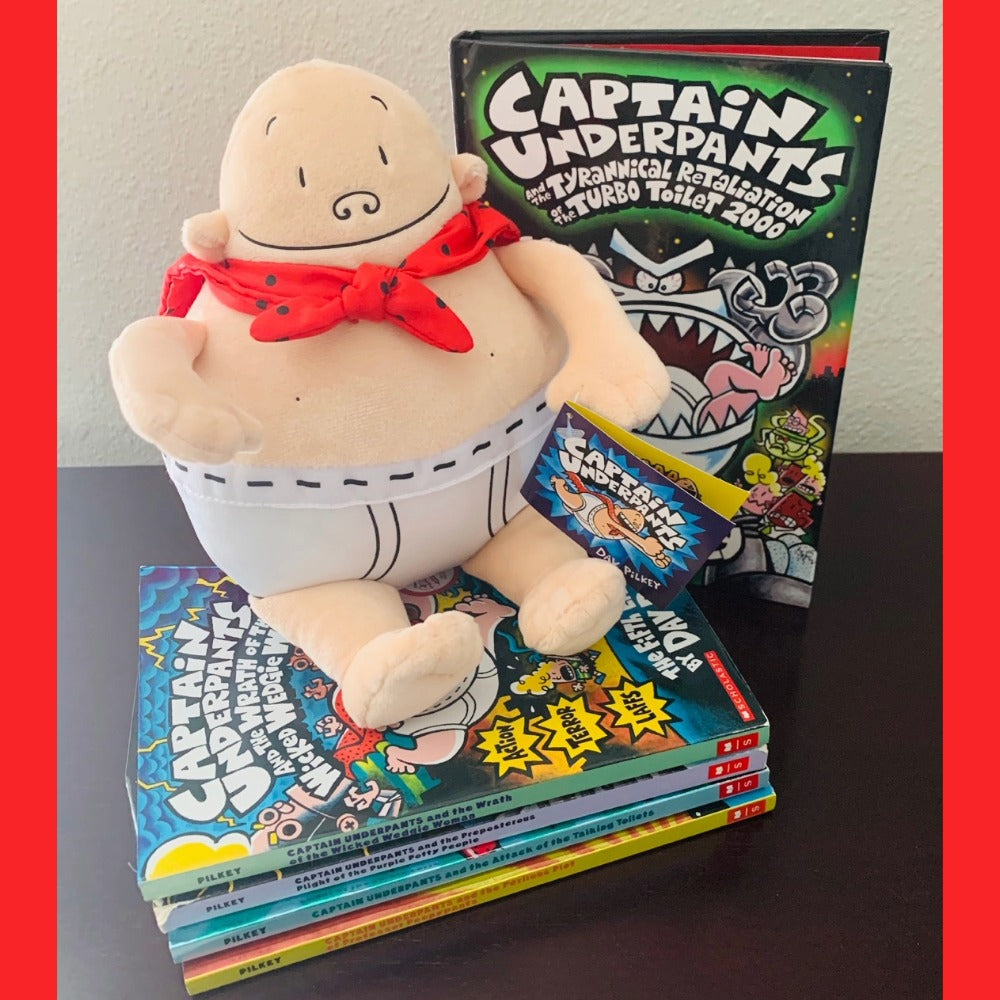 MerryMakers - Captain Underpants Doll - Plush