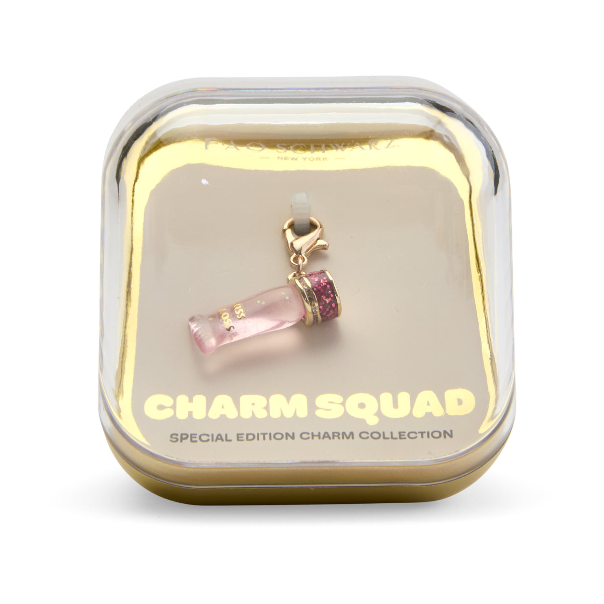 FAO Schwarz - Charm Squad Lip Gloss Charm - Fashion Activity and Roleplay