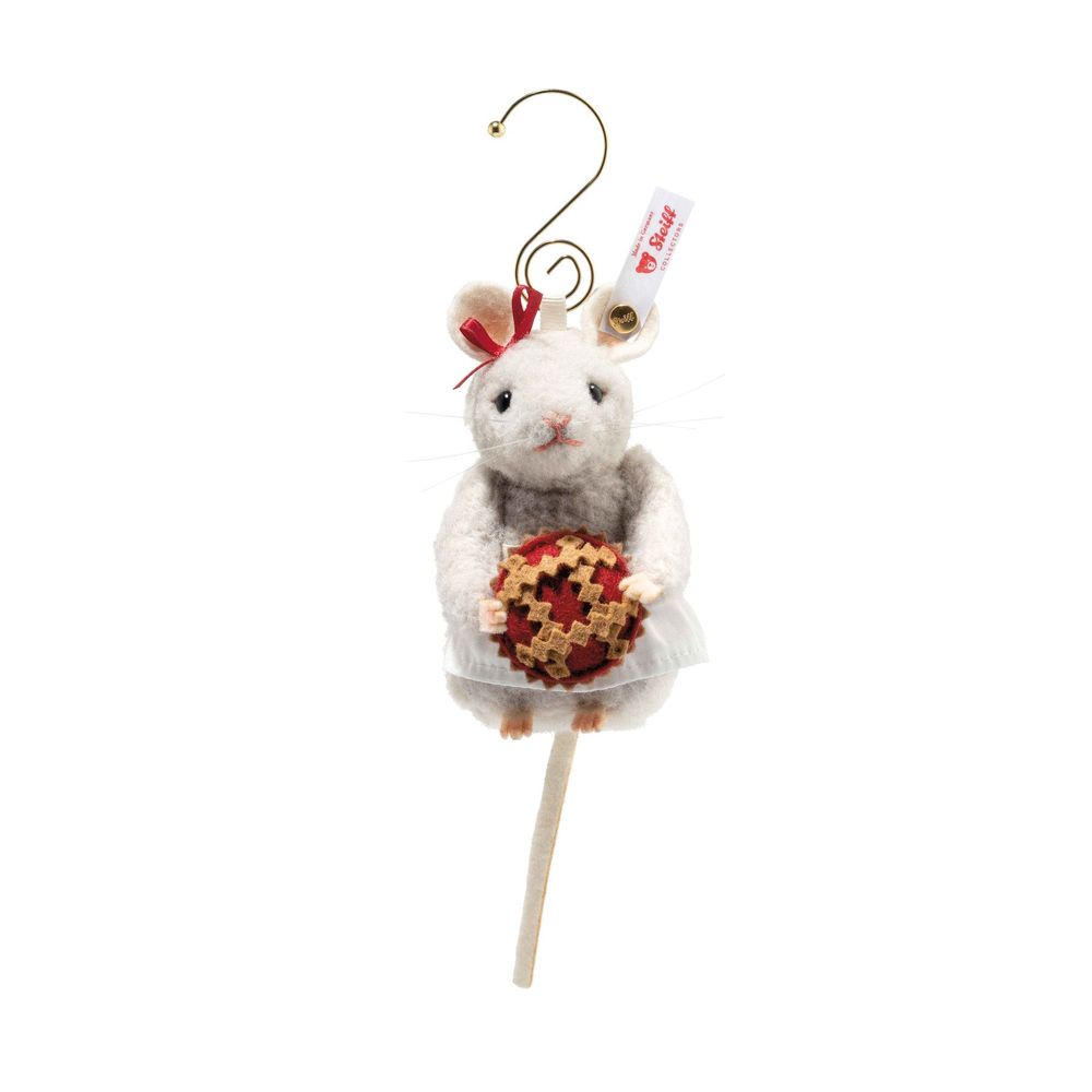 Steiff North America, Inc. - Christmas Bakery Mouse Ornament - Plush