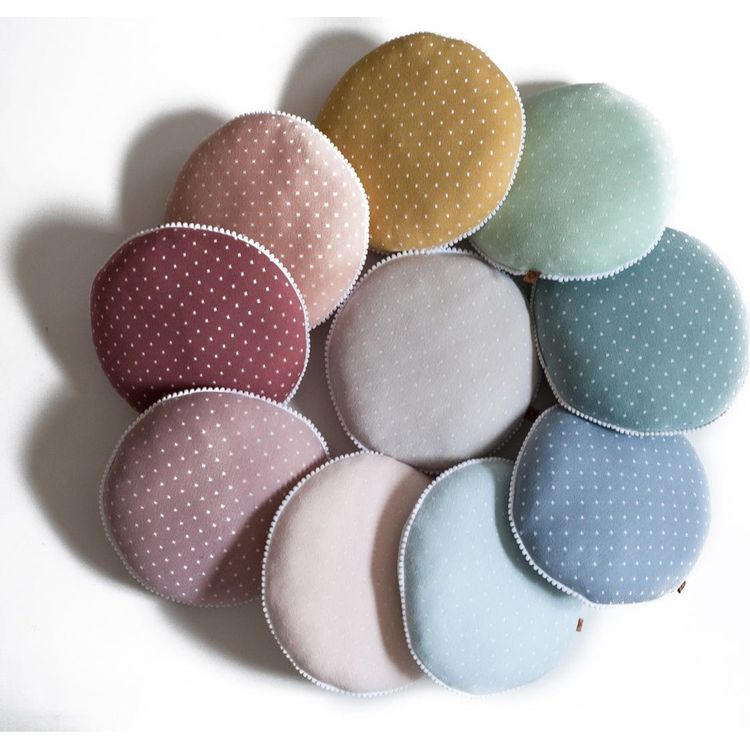 Rian Tricot - Circle Pillow - Blue - Room Decor