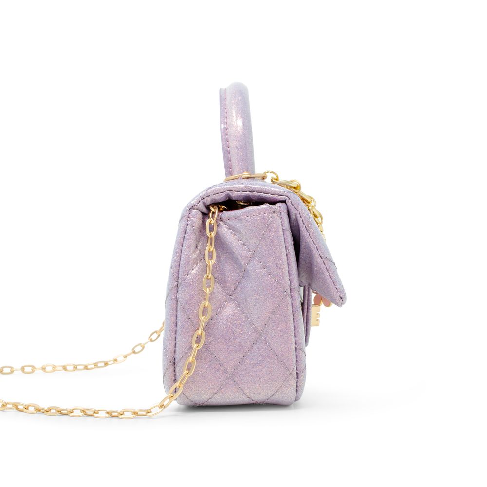 Zomi Gem - Classic Sparkle Top Handle Handbag - Purple - Trend Accessories