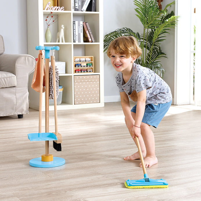 Hape - Clean Up Broom Set - Preschool