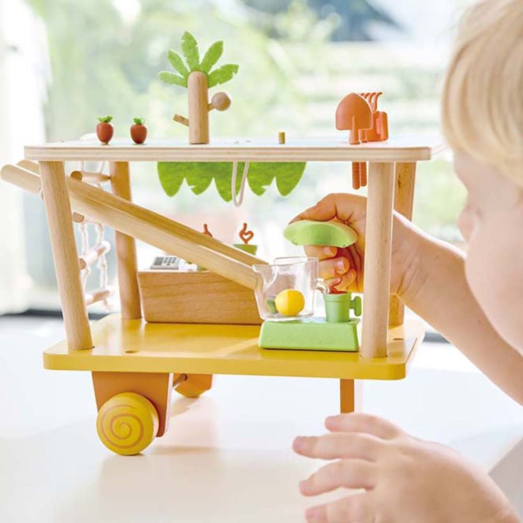 Hape - Clio's Bio Juice Cart - Preschool